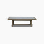 Andora 2 Seat Sofa Set with 2 in 1 Table in Weathered Brown