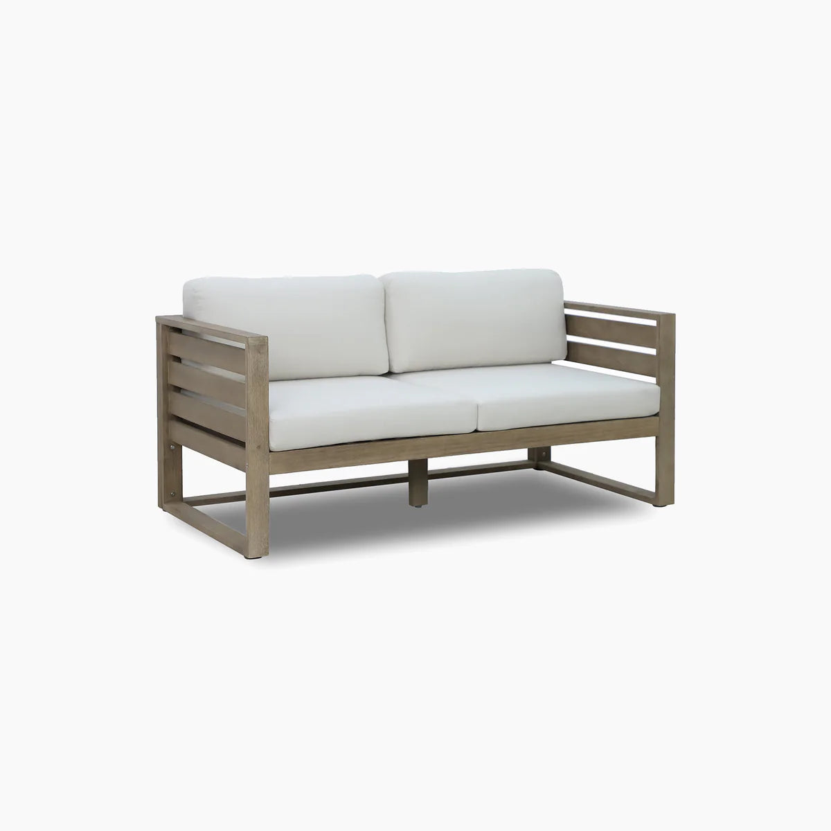 Andora 2 Seat Sofa Set with 2 in 1 Table in Weathered Brown