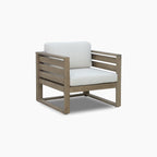 Andora 2 Seat Sofa Set with 2 in 1 Table in Weathered Brown