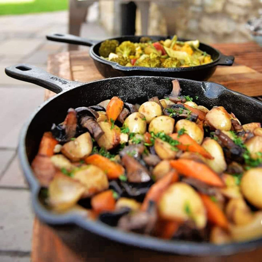 Igneus 3‑Part Cast Iron Pan Set