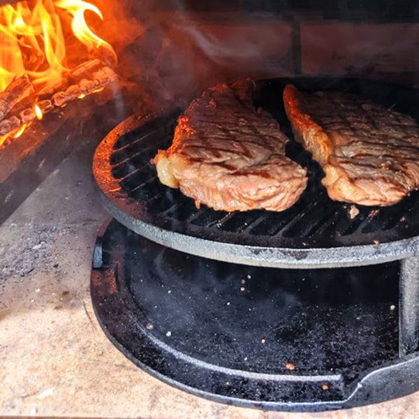 Igneus Cast Iron Tuscan Grill | Pizza Oven Cooking Grate