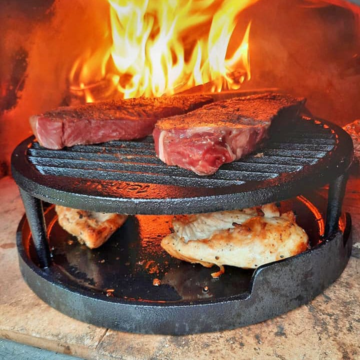 Igneus Cast Iron Tuscan Grill | Pizza Oven Cooking Grate