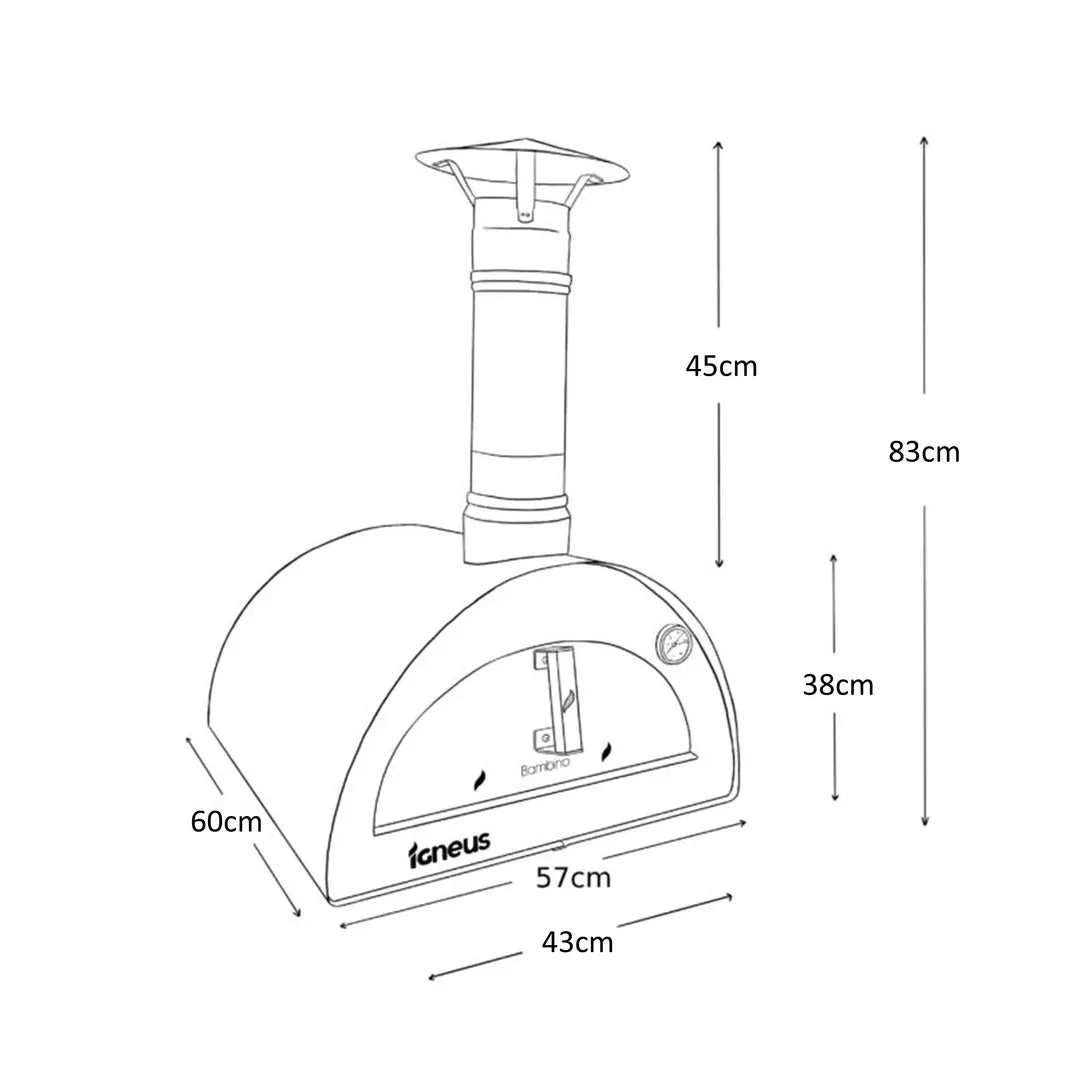 Igneus Bambino Wood Fired Pizza Oven