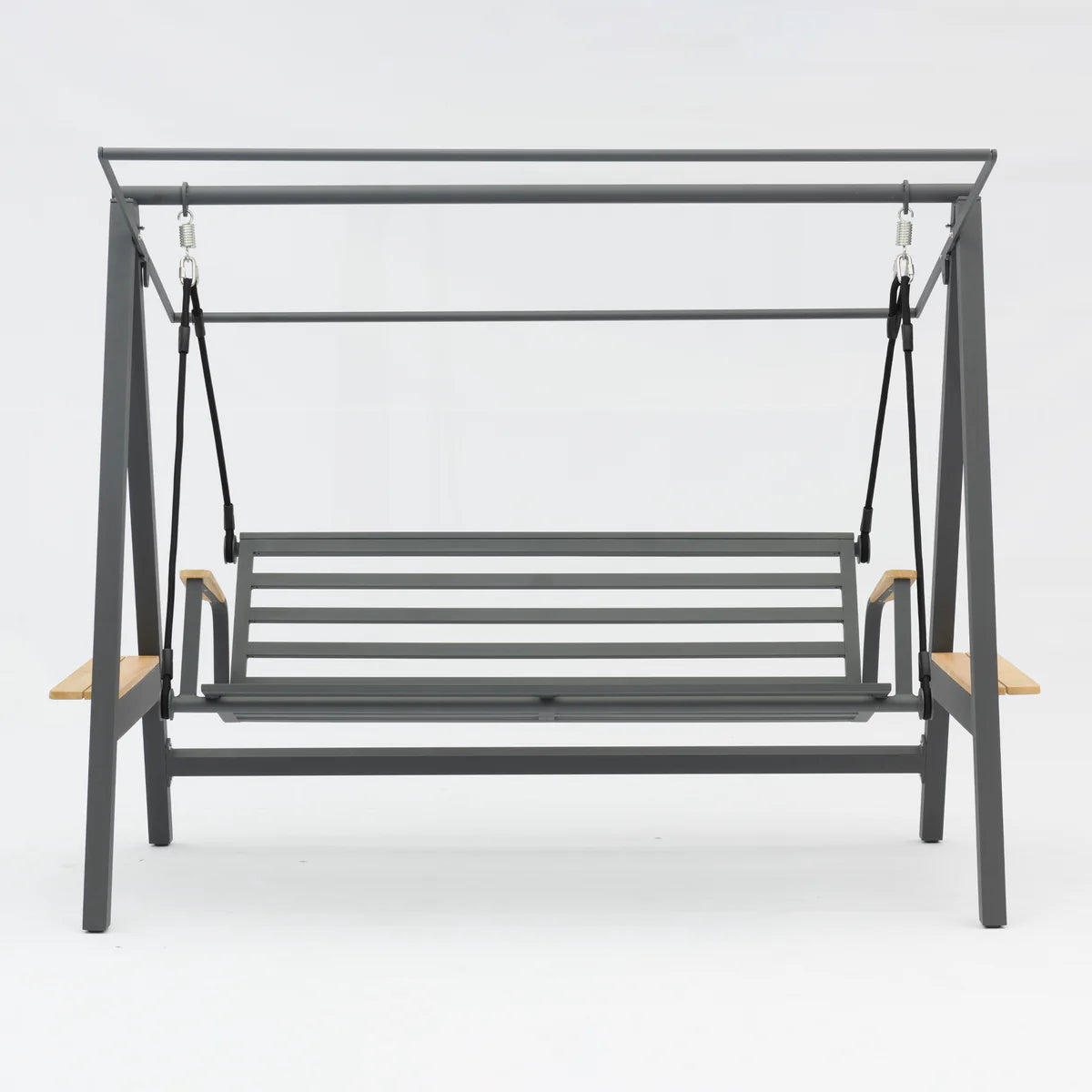Lima Deluxe Aluminium Swing Seat in Washed Grey
