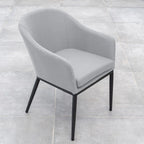 Luna 8 Seat Outdoor Fabric Oval Dining Set with Albatross Extending Table in Oyster Grey