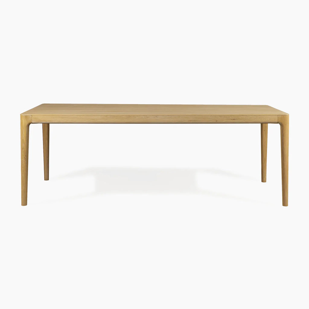 Marlow 8 Seat Dining Set with Wooden Benches in Light Oak
