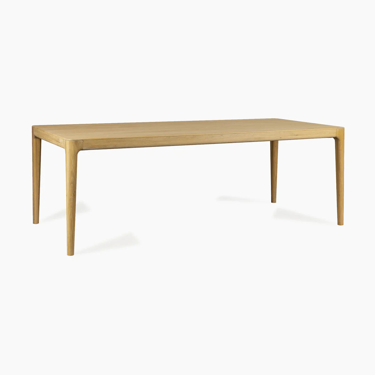 Marlow 8 Seat Dining Set with Wooden Benches in Light Oak
