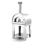 Fontana Margherita Stainless Steel Wood Pizza Oven Including Trolley