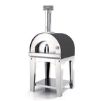Fontana Mangiafuoco Anthracite Wood Pizza Oven Including Trolley