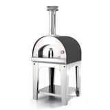 Fontana Mangiafuoco Anthracite Wood Pizza Oven Including Trolley