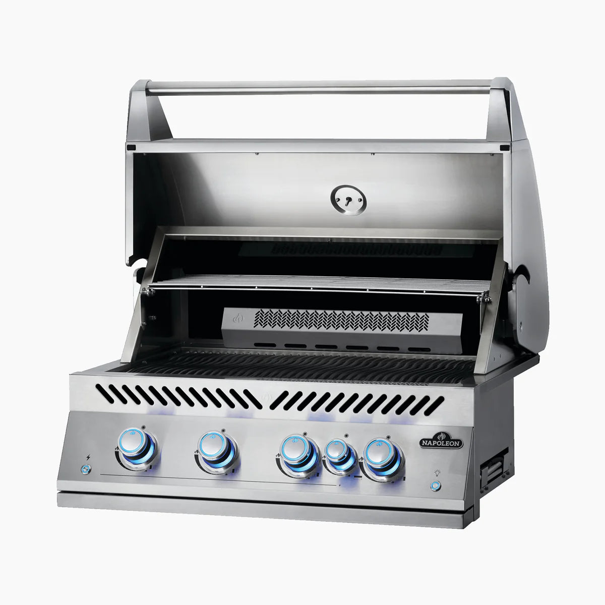 Napoleon 700 Series 32 Inch Built-In Gas Grill With Rear Infrared Burner And Premium Stainless Steel Construction