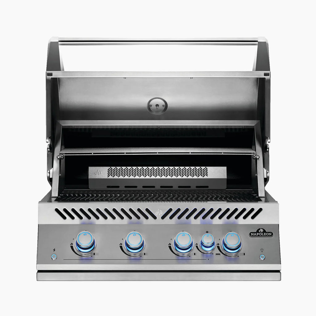 Napoleon 700 Series 32 Inch Built-In Gas Grill With Rear Infrared Burner And Premium Stainless Steel Construction