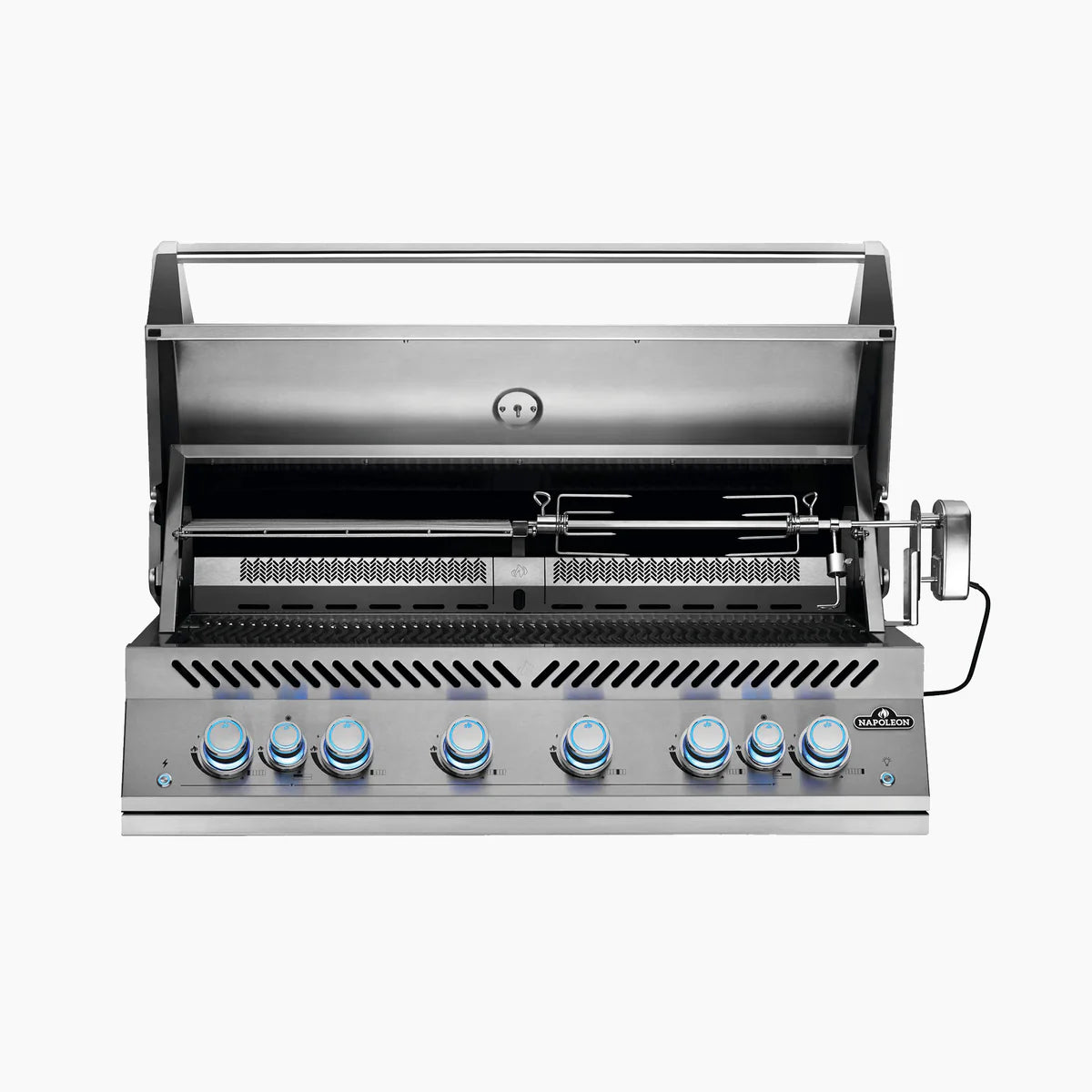 Napoleon 700 Series 44 Inch Built In Gas Grill With Dual Rear Infrared Burners Stainless Steel