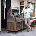 Napoleon 700 Series 32 Inch Built-In Gas Grill With Rear Infrared Burner And Premium Stainless Steel Construction