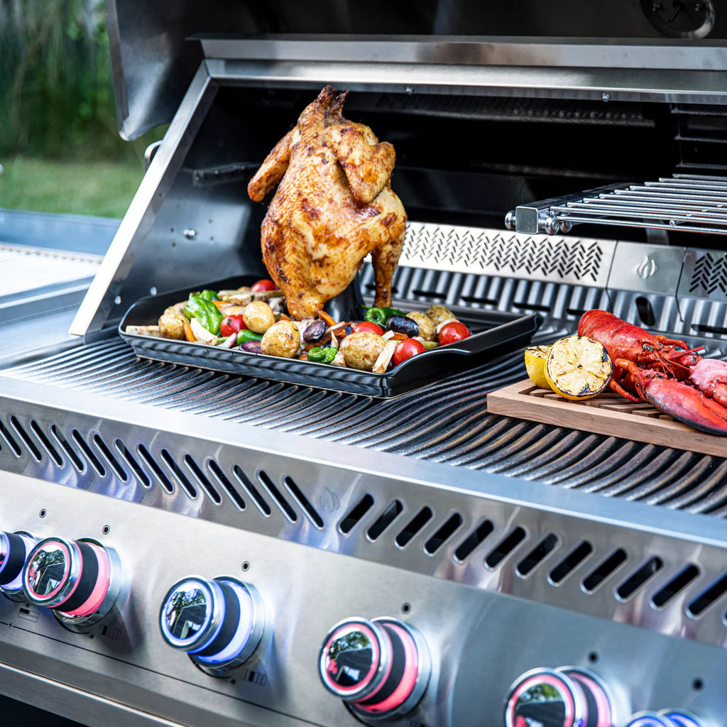 Napoleon 700 Series 44 Inch Built In Gas Grill With Dual Rear Infrared Burners Stainless Steel