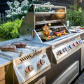 Napoleon 700 Series 44 Inch Built In Gas Grill With Dual Rear Infrared Burners Stainless Steel