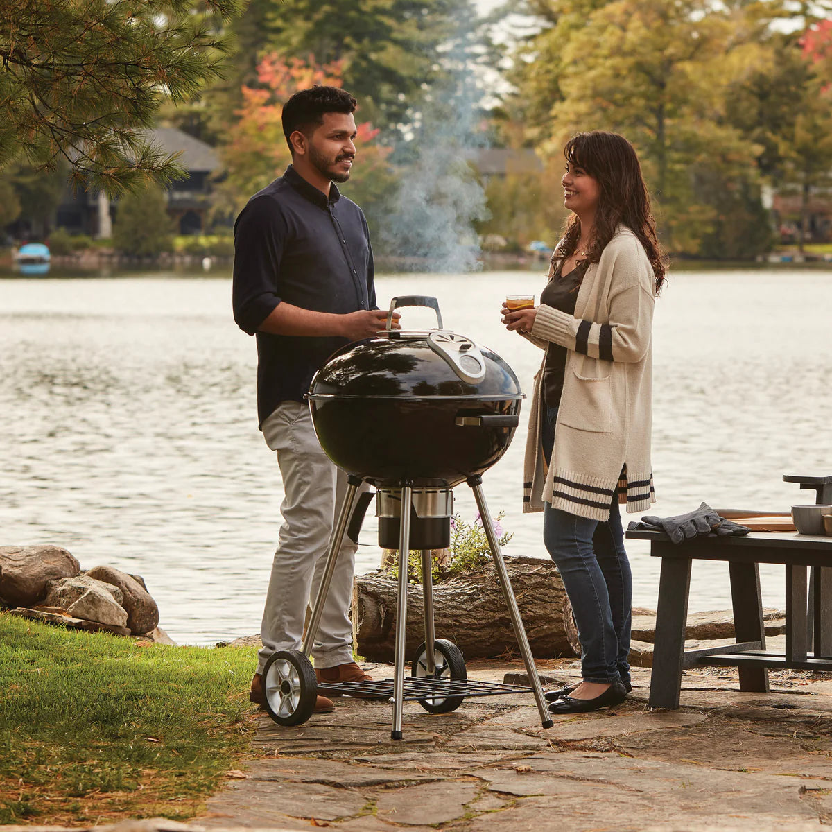 Napoleon NK22 Charcoal Kettle Grill