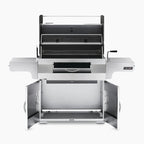 Napoleon Large Charcoal Professional Barbecue Cart Style Stainless Steel Grill System