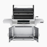 Napoleon Large Charcoal Professional Barbecue Cart Style Stainless Steel Grill System
