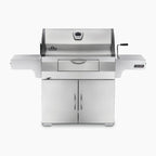 Napoleon Large Charcoal Professional Barbecue Cart Style Stainless Steel Grill System