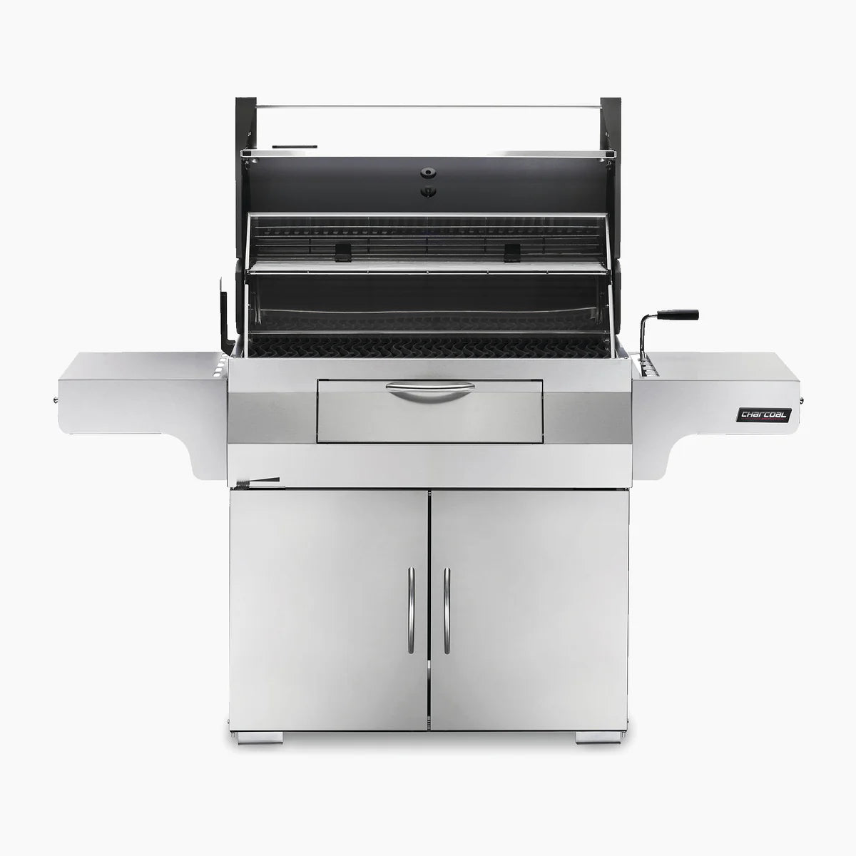 Napoleon Large Charcoal Professional Barbecue Cart Style Stainless Steel Grill System