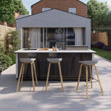 Buschbeck Derby Outdoor Kitchen Island White