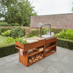 Barbecook Pedro Asado In Corten And Stainless Steel BBQ