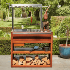 Barbecook Pedro Asado In Corten And Stainless Steel BBQ
