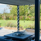 PergoSTET Lite Neo 3m x 7m Metal Rectangular Pergola in Grey