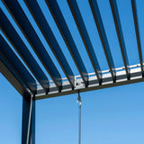 PergoSTET Lite Neo 3m x 7m Metal Rectangular Pergola in Grey
