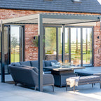 PergoSTET Lite Neo 3m x 7m Metal Rectangular Pergola in Grey