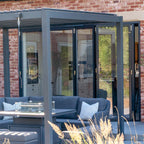 PergoSTET Lite Neo 3m x 7m Metal Rectangular Pergola in Grey