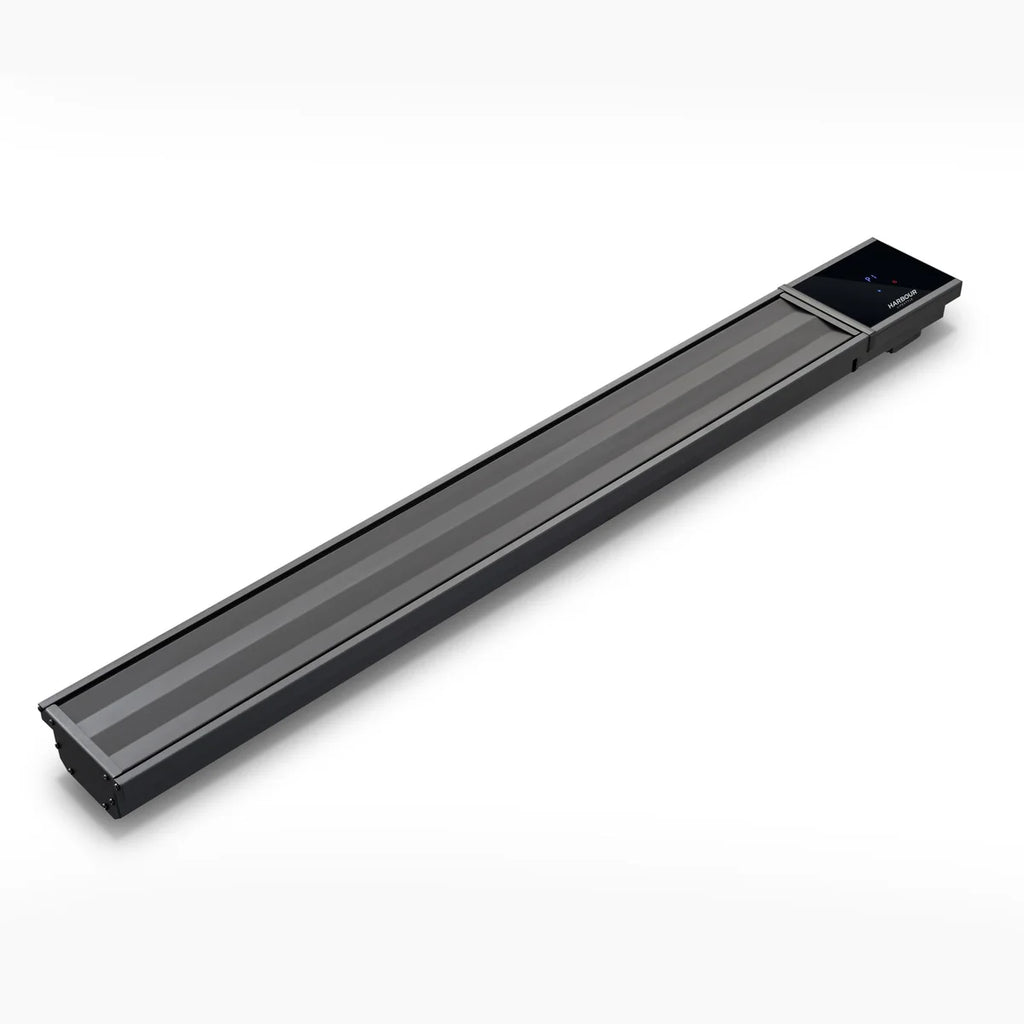 PergoSTET 2400W Smart Aluminum Pergola Heater with WiFi & Bluetooth Integration - Black