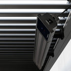 PergoSTET 2400W Smart Aluminum Pergola Heater with WiFi & Bluetooth Integration - Black