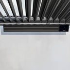 PergoSTET 2400W Smart Aluminum Pergola Heater with WiFi & Bluetooth Integration - Black