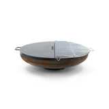 BonFeu Fire Pit Plancha Half Circle BBQ