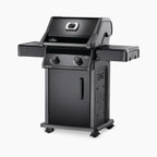 Napoleon Rogue 365 Propane Gas Grill Black Two Burners Cast Iron Grids Premium Outdoor