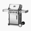 Napoleon Rogue SE 425 RSIB Stainless Steel Propane Gas Grill With Infrared Side Burner And Rotisserie