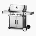 Napoleon Rogue SE 525 Stainless Steel Gas Grill With Infrared Side Burner And Rear Rotisserie