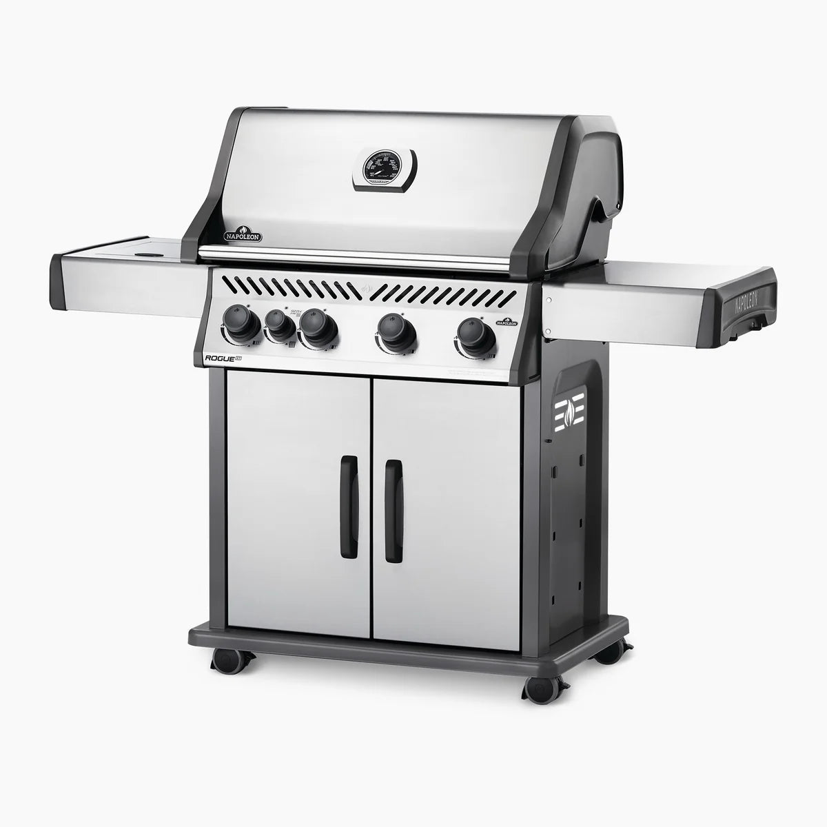 Napoleon Rogue XT 525 SIB Gas Grill With Infrared Side Burner Stainless Steel Construction