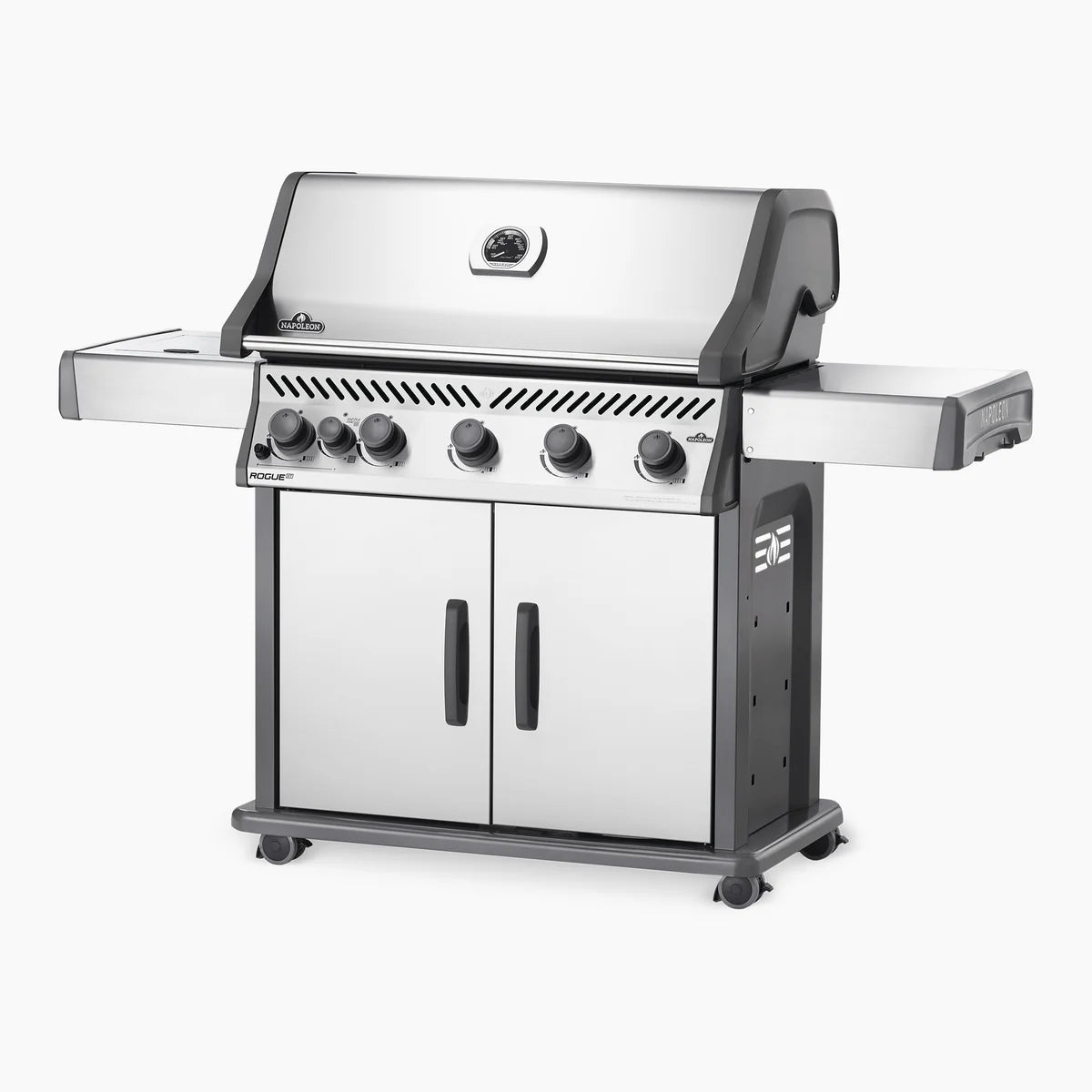 Napoleon Rogue XT 625 Propane Stainless Steel Gas Grill With Infrared Side Burner
