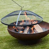 Barbecook Steel Spark Screen Black 75cm Fire Pit