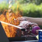 Fontana Tirreno Wood & Charcoal Barbecue with Rotisserie BBQ