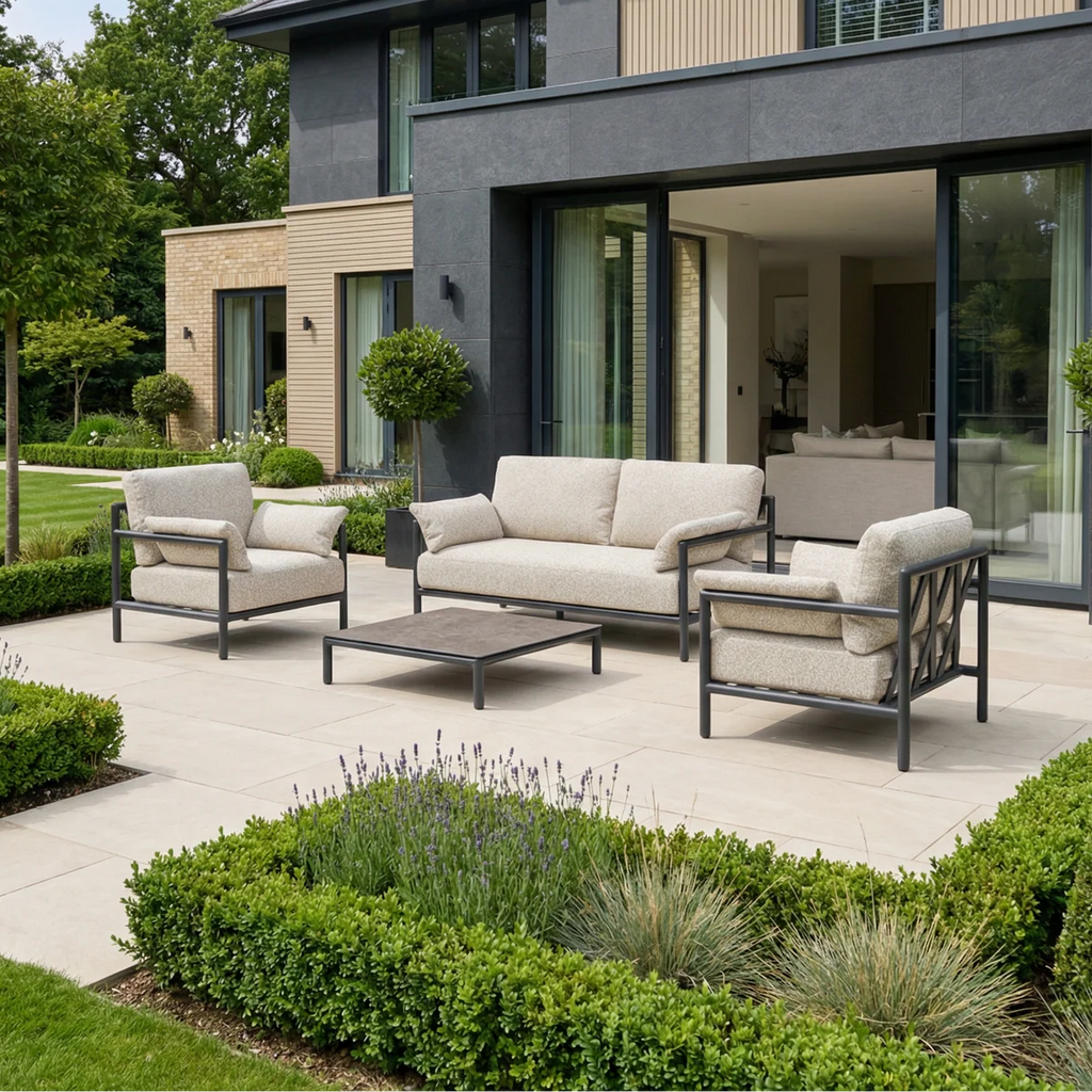 Sorelli 2 Seat Sofa Set in Truffle