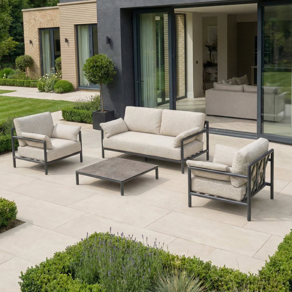 Sorelli 2 Seat Sofa Set in Truffle