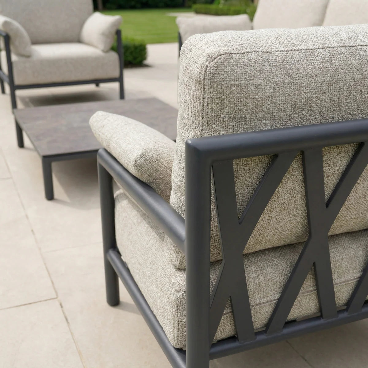 Sorelli 2 Seat Sofa Set in Truffle
