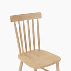 Burford 6 Seat Extending Dining Set with Spindleback Dining and Armchairs in Natural Oak