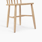 Burford 6 Seat Extending Dining Set with Spindleback Dining and Armchairs in Natural Oak