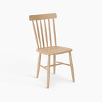 Burford 6 Seat Extending Dining Set with Spindleback Dining and Armchairs in Natural Oak