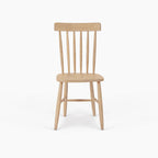 Burford 6 Seat Extending Dining Set with Spindleback Dining and Armchairs in Natural Oak